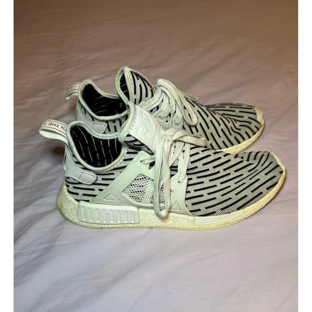 Adidas NMD XR1 Primeknit‎ Sashiko White Black Mens Size 12 BB2911 Boost Sneakers